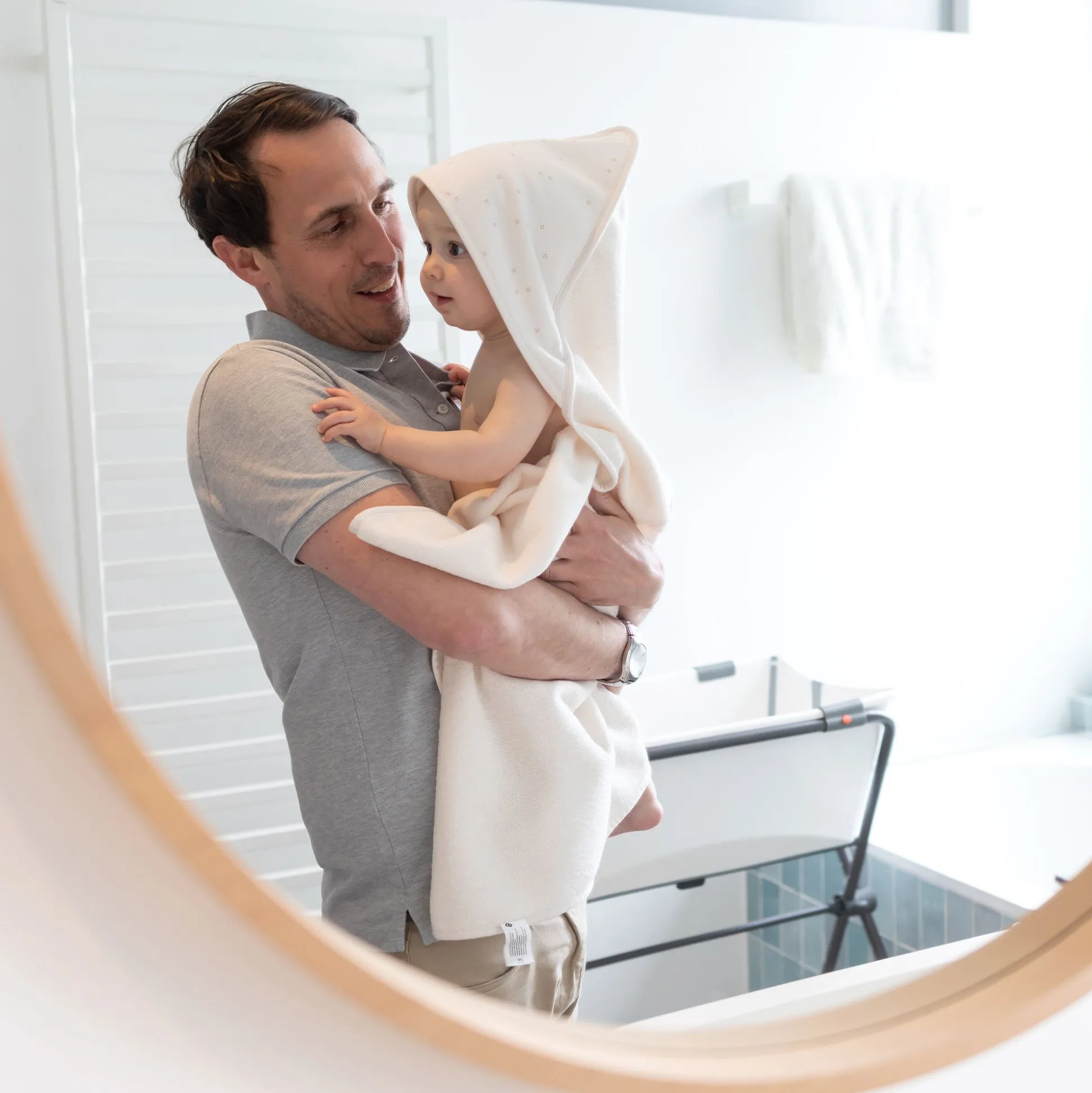 Badcape Bamboo 90X90Cm Oupss Mini Print Pudding