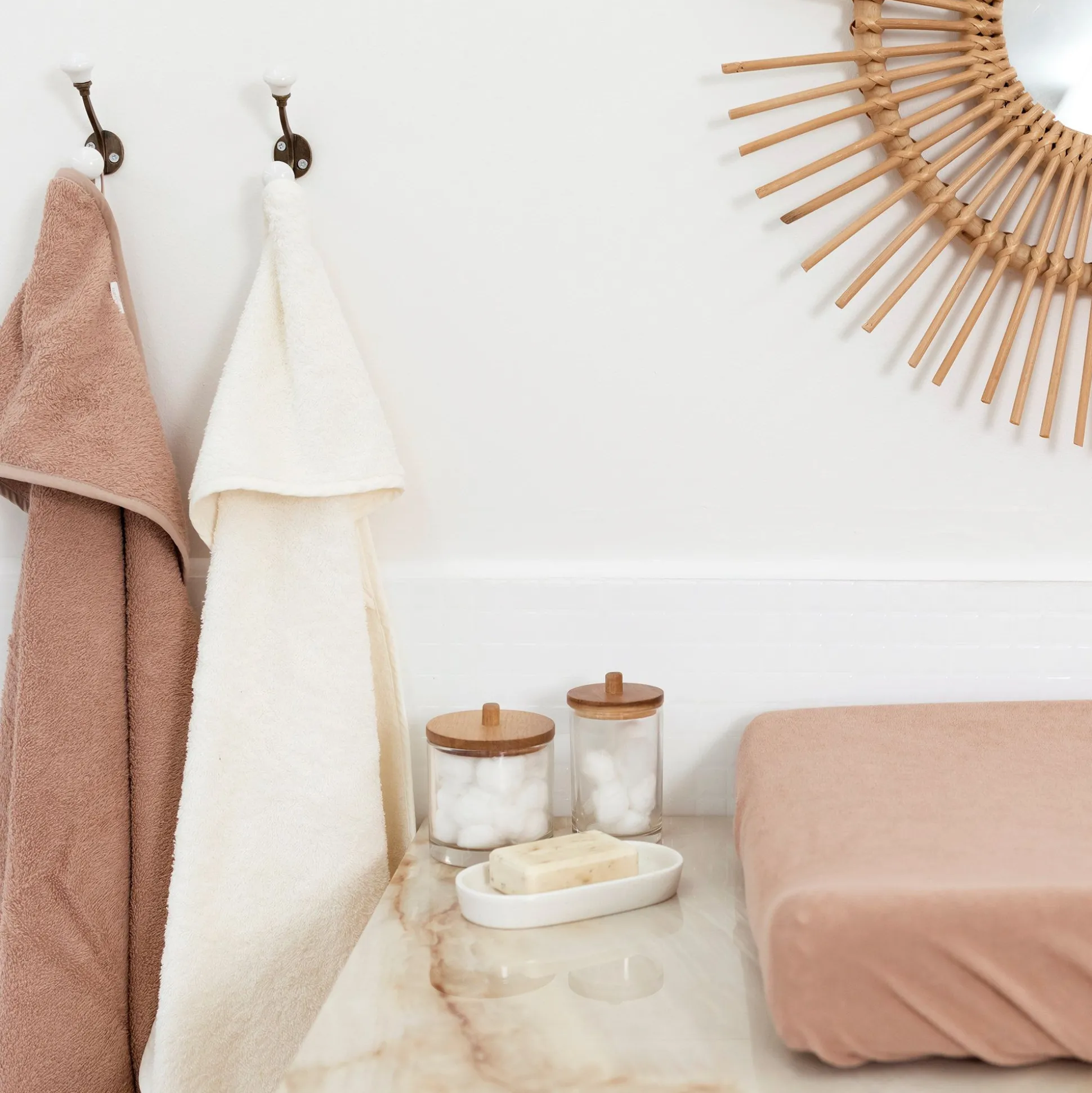 Badcape Terry 75X75Cm Bemini Natural