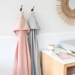 Badcape Terry 90X90Cm Cadum Blush