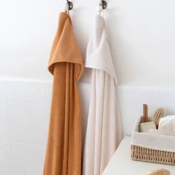 Badcape Terry 90X90Cm Cadum Biscuit