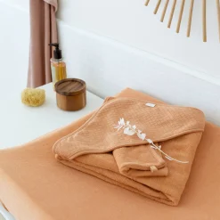 Badcape Terry 90X90Cm Cadum Biscuit