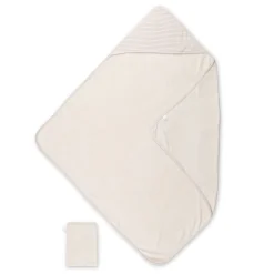 Badcape Terry 90X90Cm Dunes Stripe Grege