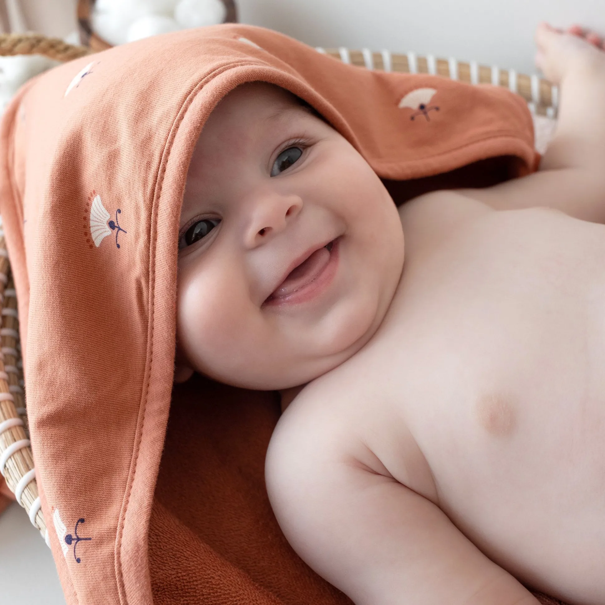 Badcape Terry 90X90Cm Odete Art Deco Print