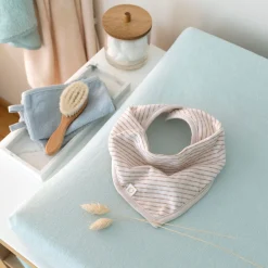 Bandana Waterproof Twin Jersey Wateproof 25Cm Dunes Stripe Grege