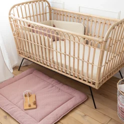 Bed En Park Omrander Pady Quilted Jersey 30X180Cm Quilt Cream