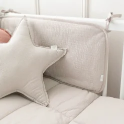 Bed En Park Omrander Pady Tetra Jersey 30X180Cm Cadum Sand