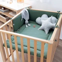 Bed En Park Omrander Pady Quilted Jersey 30X180Cm Quilt Green