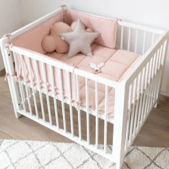 Bed En Park Omrander Pady Tetra Jersey 30X180Cm Cadum Blush