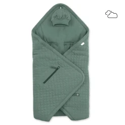 Biside Pady Quilted + Jersey 0-12M Quilt Green