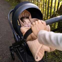 Biside Pady Quilted + Jersey 0-12M Quilt Beige