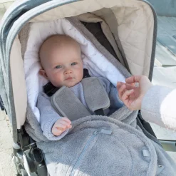 Biside Pady Softy + Jersey 0-12M Stary Little Stars Print Grizou