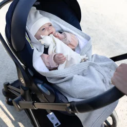 Biside Waffle Bio + Jersey 0-12M Wafle Mix Grey