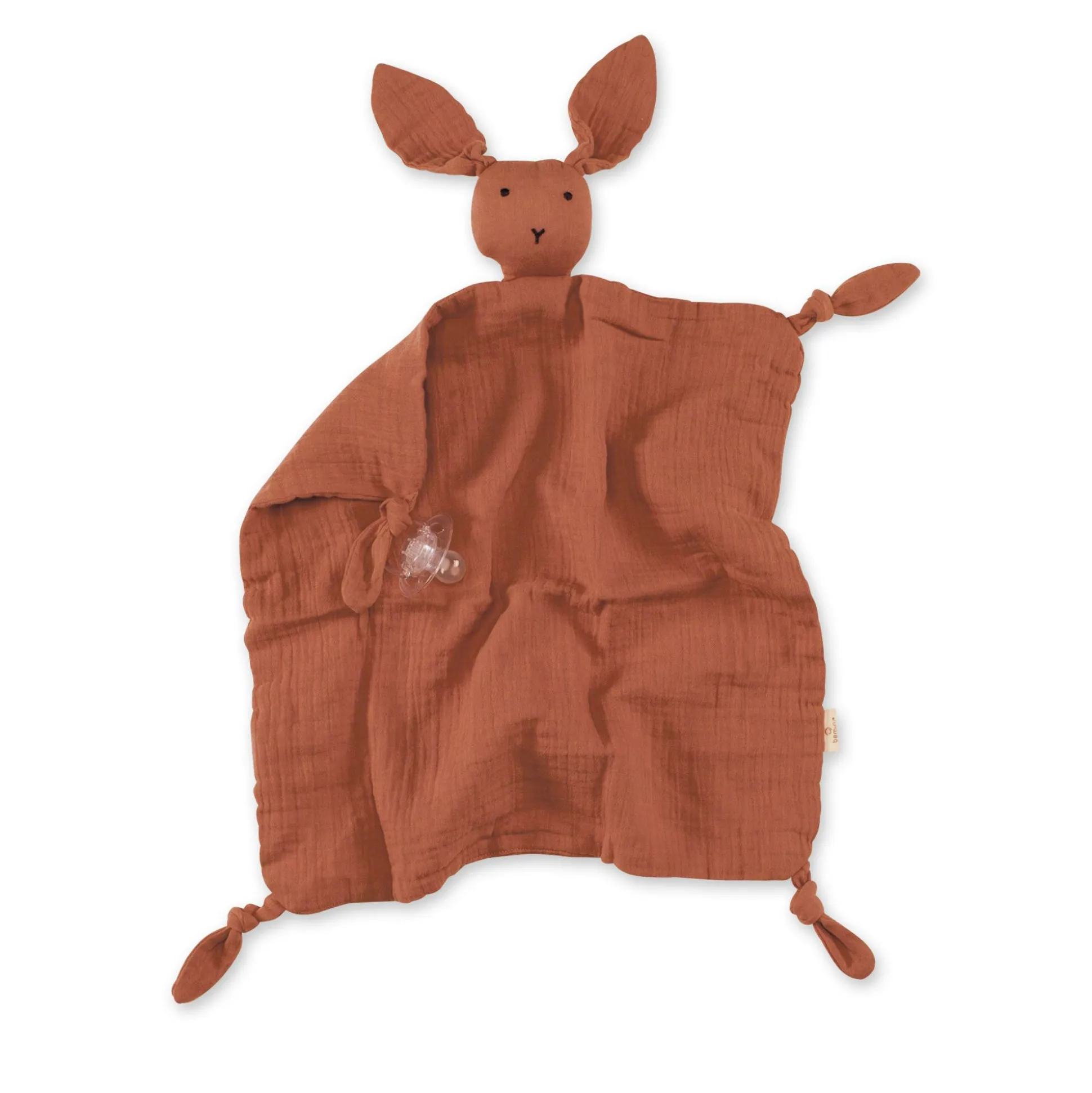 Bunny Katoen Mousseline 40X40 Cm Bunny Terracotta
