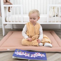 Combo Legger En Omrander Pady Waffle Bio + Jersey Bio 75X95Cm Wafle Natural