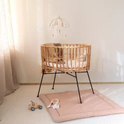 Combo Legger En Omrander Pady Waffle Bio + Jersey Bio 75X95Cm Wafle Natural