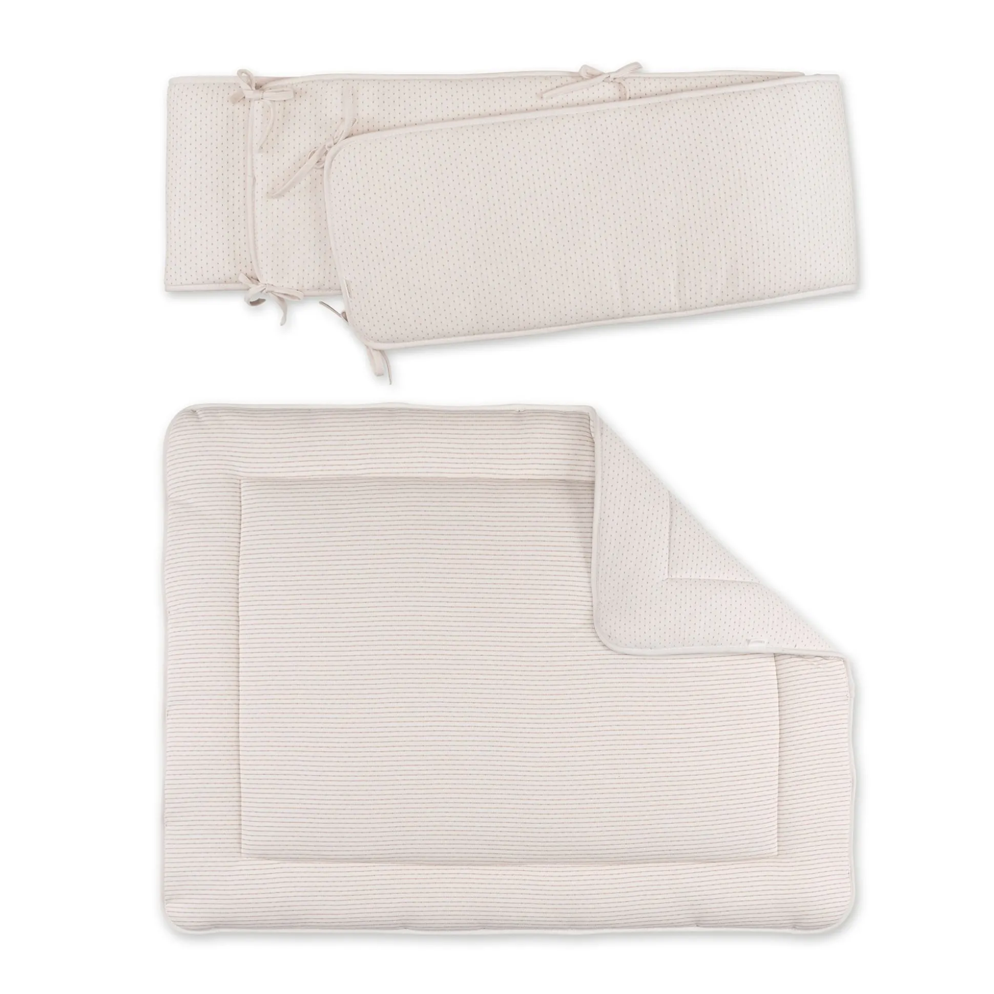 Combo Legger En Omrander Pady Twin Jersey 75X95Cm Dunes Stripe Grege