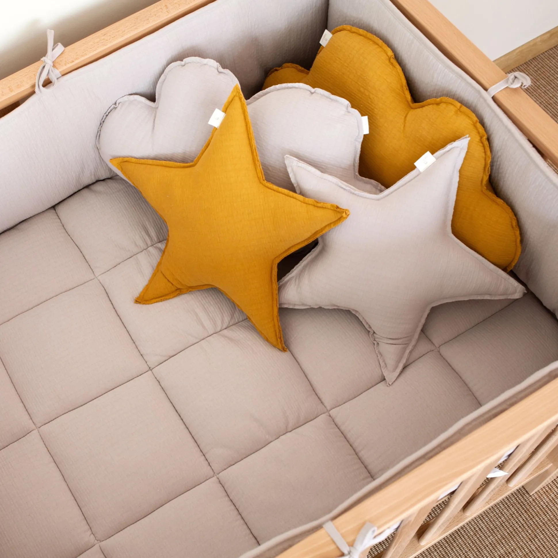 Combo Legger En Omrander Pady Tetra Jersey + Jersey 75X95Cm Cadum Sand