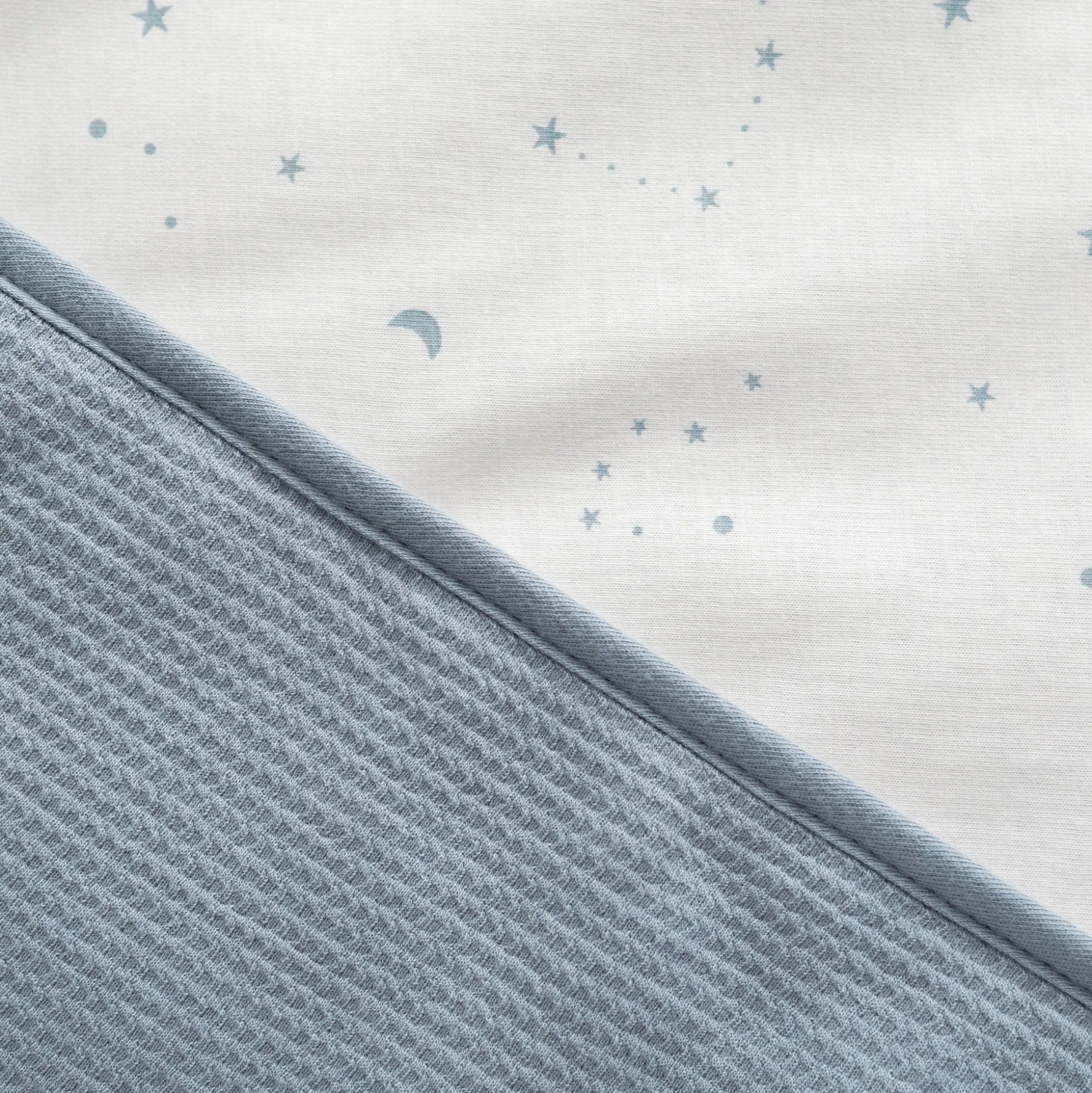 Combo Legger En Omrander Pady Waffle Bio + Jersey Bio 100X100Cm Wafle Stone