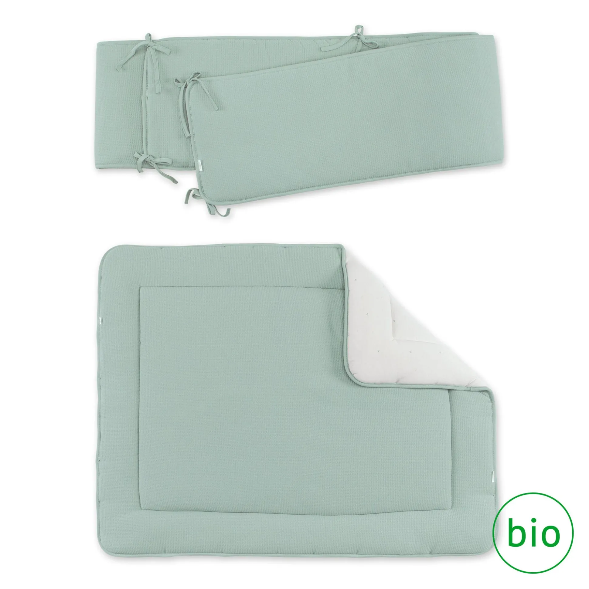 Combo Legger En Omrander Pady Waffle Bio + Jersey Bio 75X95Cm Wafle Lunar