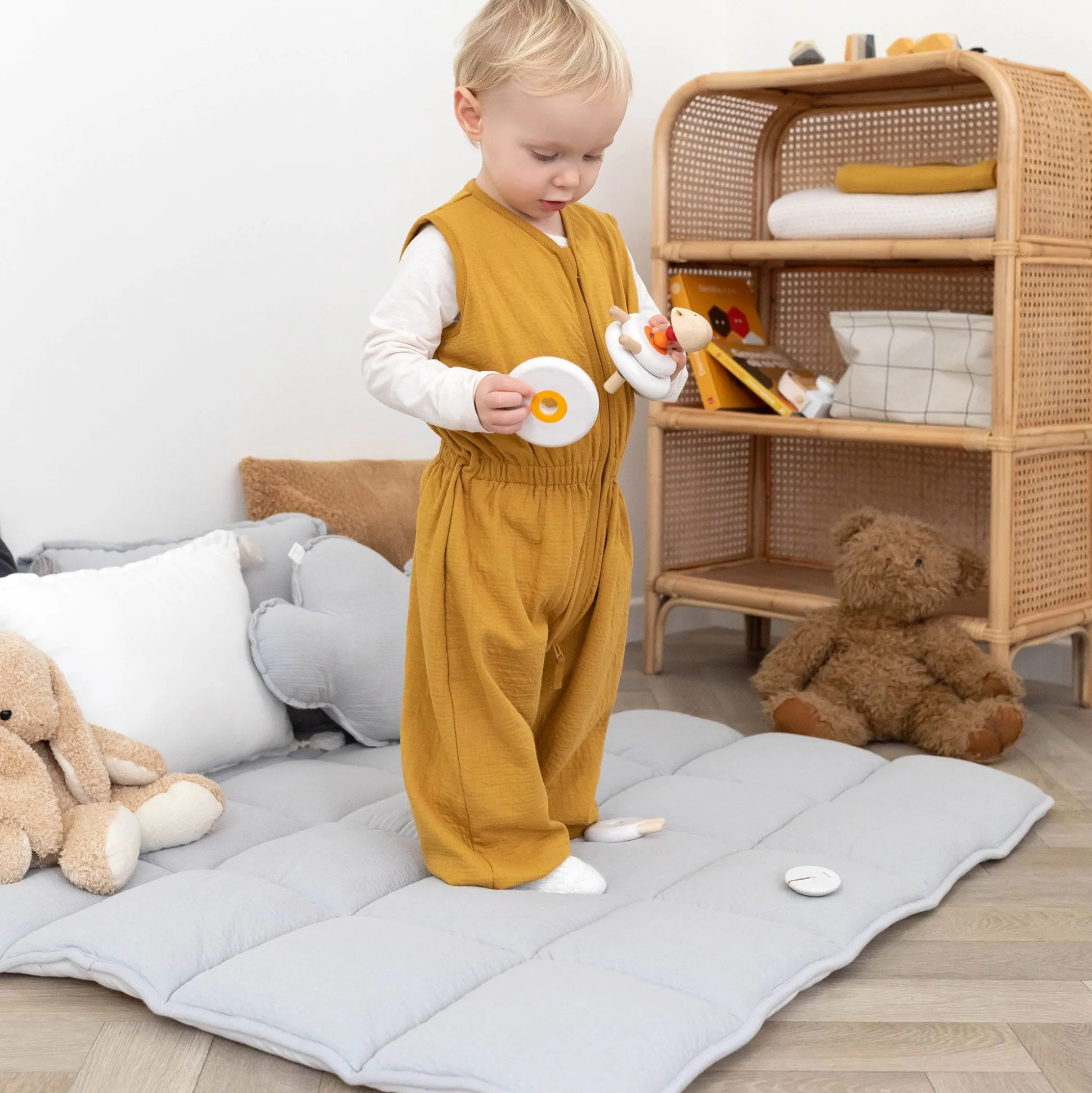 Combo Legger En Omrander Pady Tetra Jersey + Jersey 100X100Cm Cadum Grizou