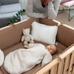 Combo Legger En Omrander Pady Twin Jersey 100X100Cm Dunes Stripe Muffin