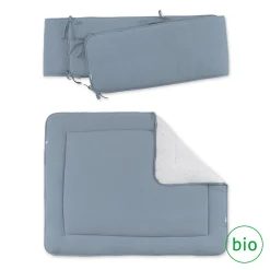 Combo Legger En Omrander Pady Waffle Bio + Jersey Bio 75X95Cm Wafle Stone