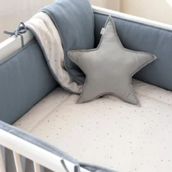 Combo Legger En Omrander Pady Waffle Bio + Jersey Bio 75X95Cm Wafle Stone