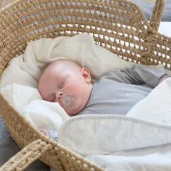 Deken Pady Jersey + Jersey 75X100Cm Stary Little Stars Print Plum Tog 3