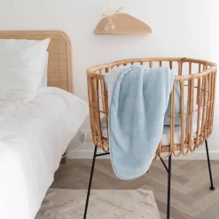 Deken Pady Jersey + Softy 75X100Cm Choux Blauw Grijs Tog 3