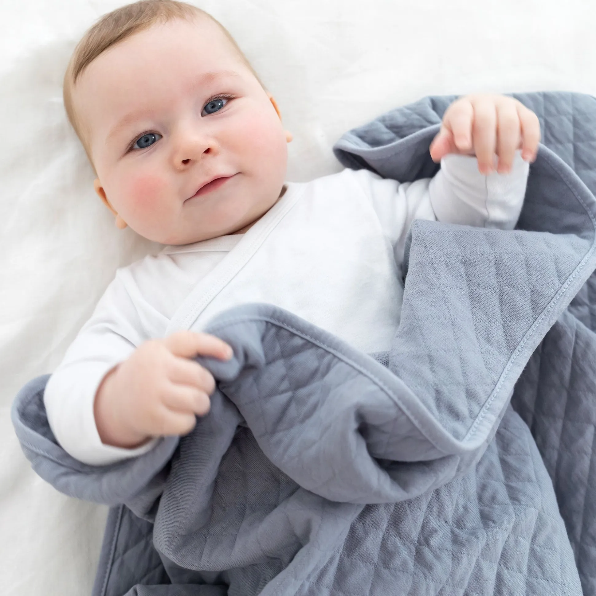 Deken Pady Quilted Jersey 75X100Cm Quilt Stone Tog 1.5