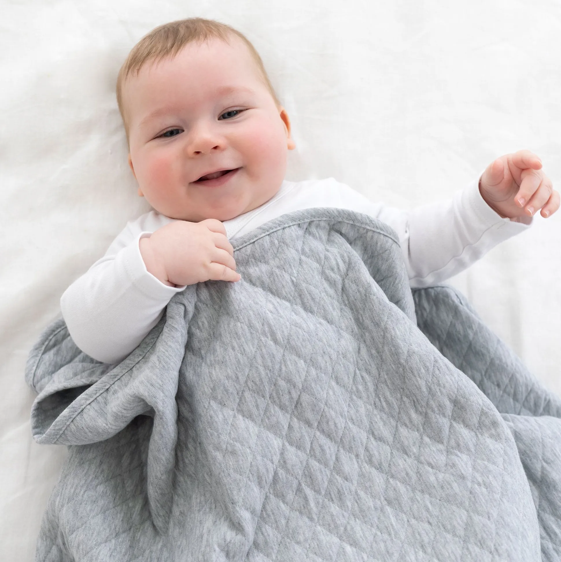 Deken Pady Quilted Jersey 75X100Cm Quilt Mix Grey Tog 1.5