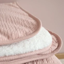 Deken Pady Tetra Jersey + Teddy 75X100Cm Cadum Blush Tog 3.5