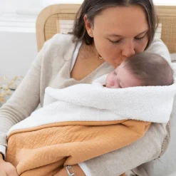 Deken Pady Tetra Jersey + Teddy 75X100Cm Cadum Biscuit Tog 3.5