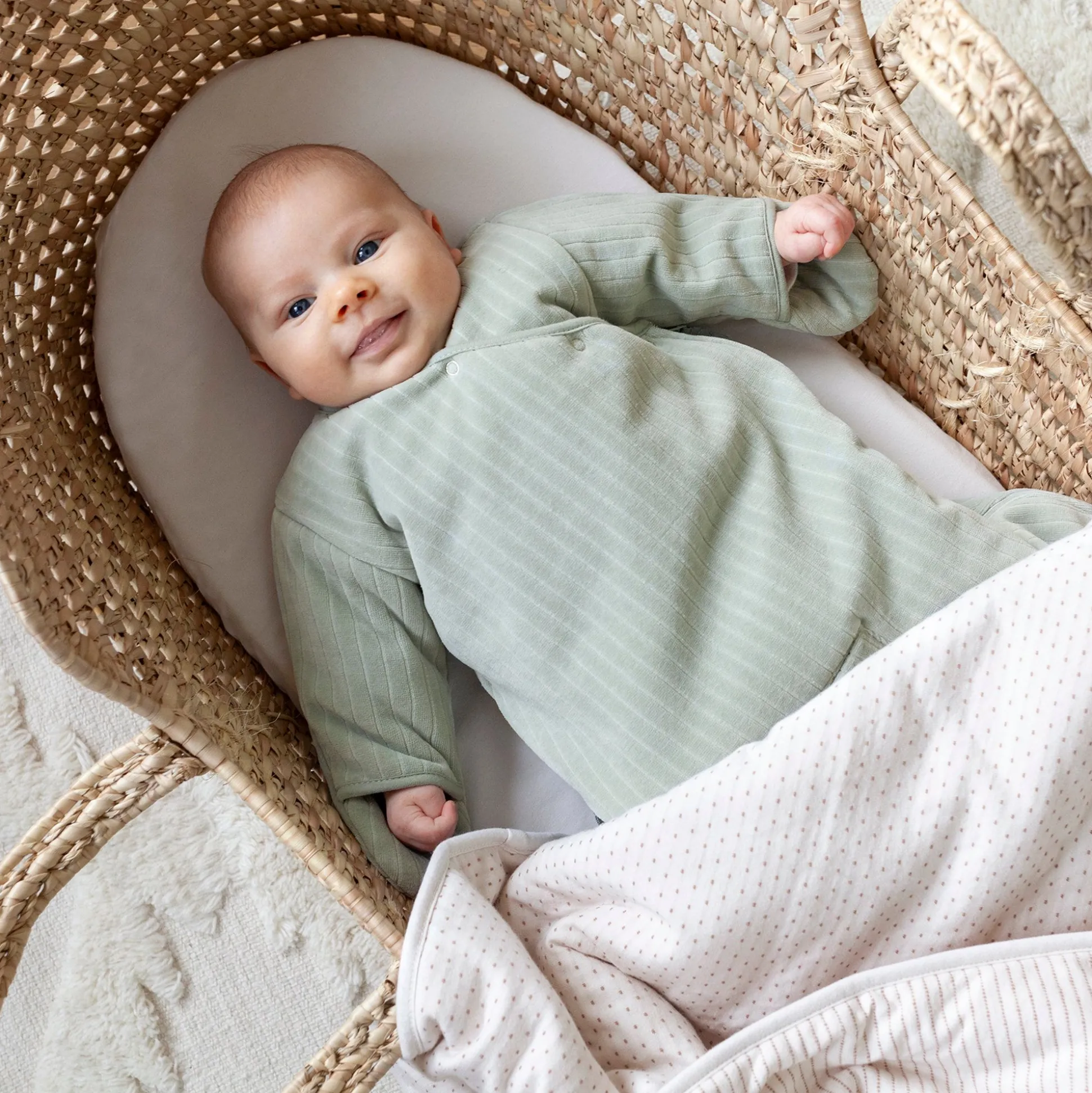 Deken Pady Twin Jersey + Twin Jersey 75X100Cm Dunes Stripe Grege Tog 3