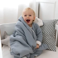 Deken Pady Waffle + Jersey Bio 75X100Cm Wafle Stone Tog 3