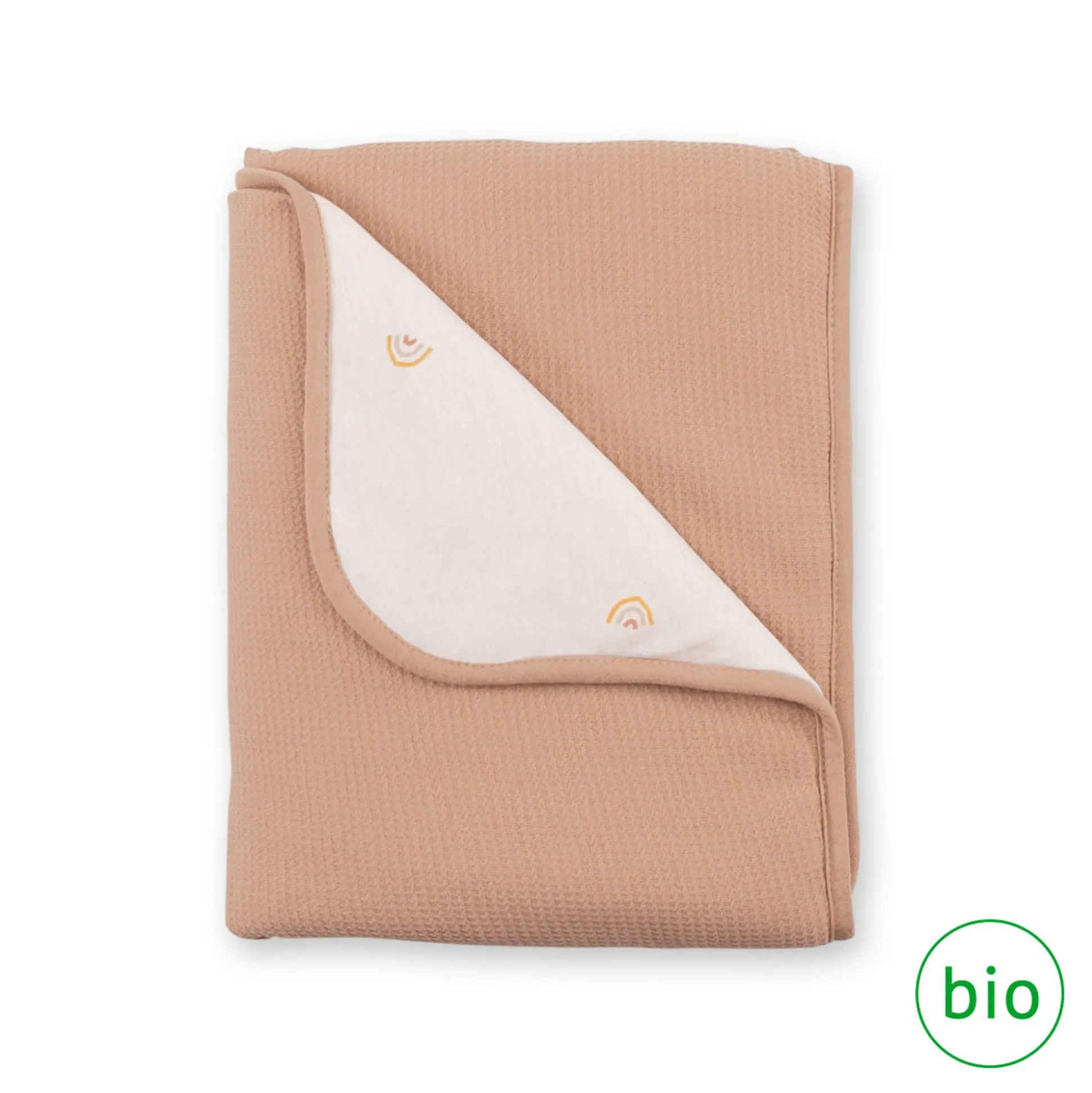 Deken Pady Waffle + Jersey Bio 75X100Cm Wafle Natural Tog 3