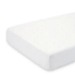 Hoeslaken Bed Jersey 70X140Cm Choux Small Dot Print Ecru