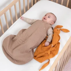 Hoeslaken Bed Jersey 70X140Cm Choux Small Dot Print Ecru