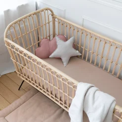 Hoeslaken Bed Jersey 60X120Cm Natural