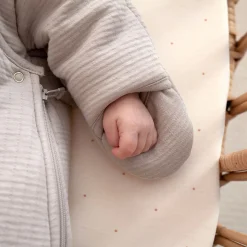 Hoeslaken Wieg Jersey 40X90Cm Choux Small Dot Print Ecru