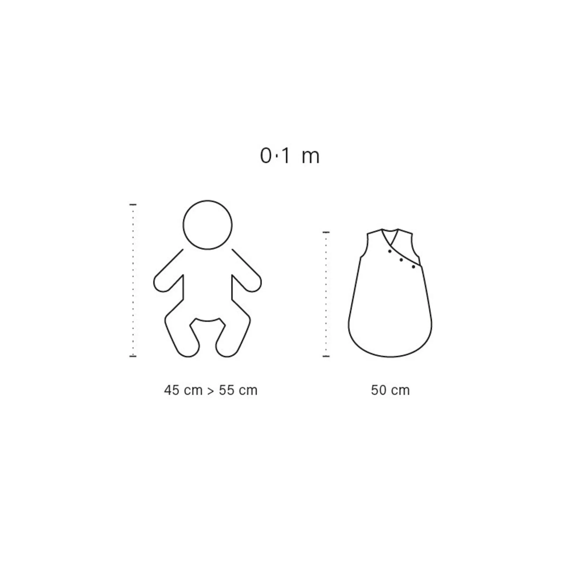 Magic Bag Jersey 0-1M Bemini Mix Grey Tog 0.5