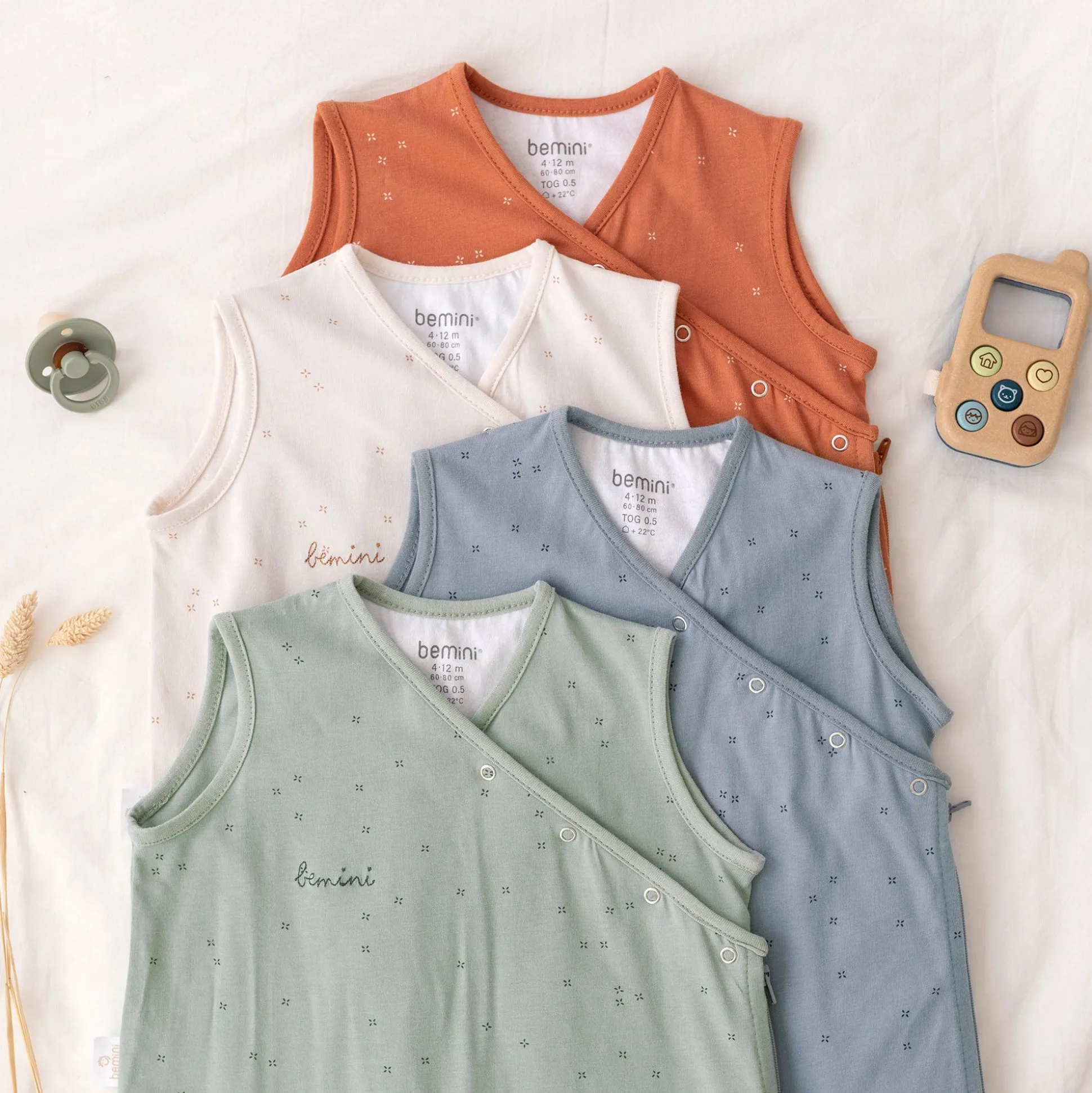 Magic Bag Jersey 4-12M Oupss Mini Print Caramel Tog 0.5