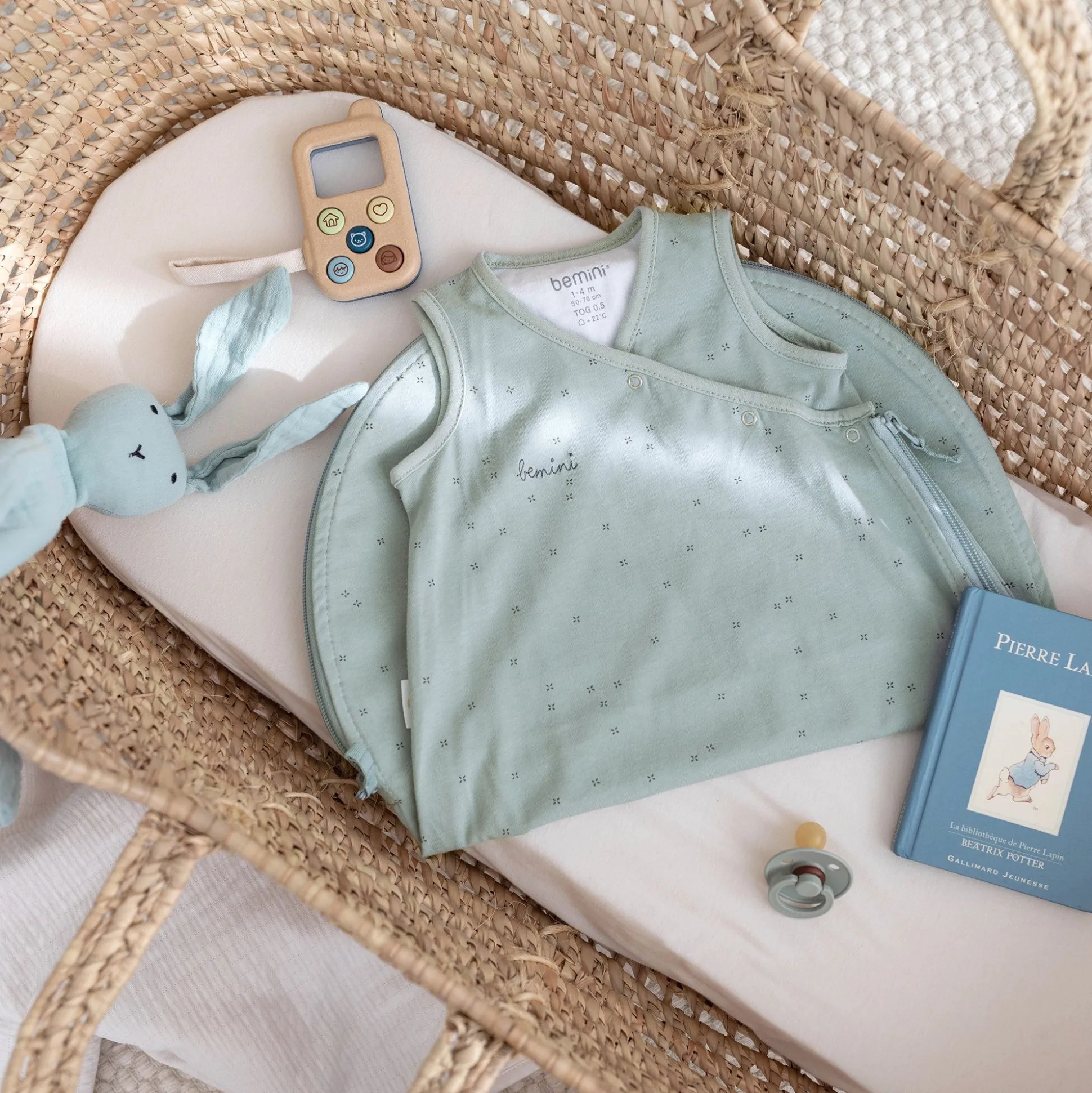 Magic Bag Jersey 1-4M Oupss Mini Print Lunar Tog 0.5