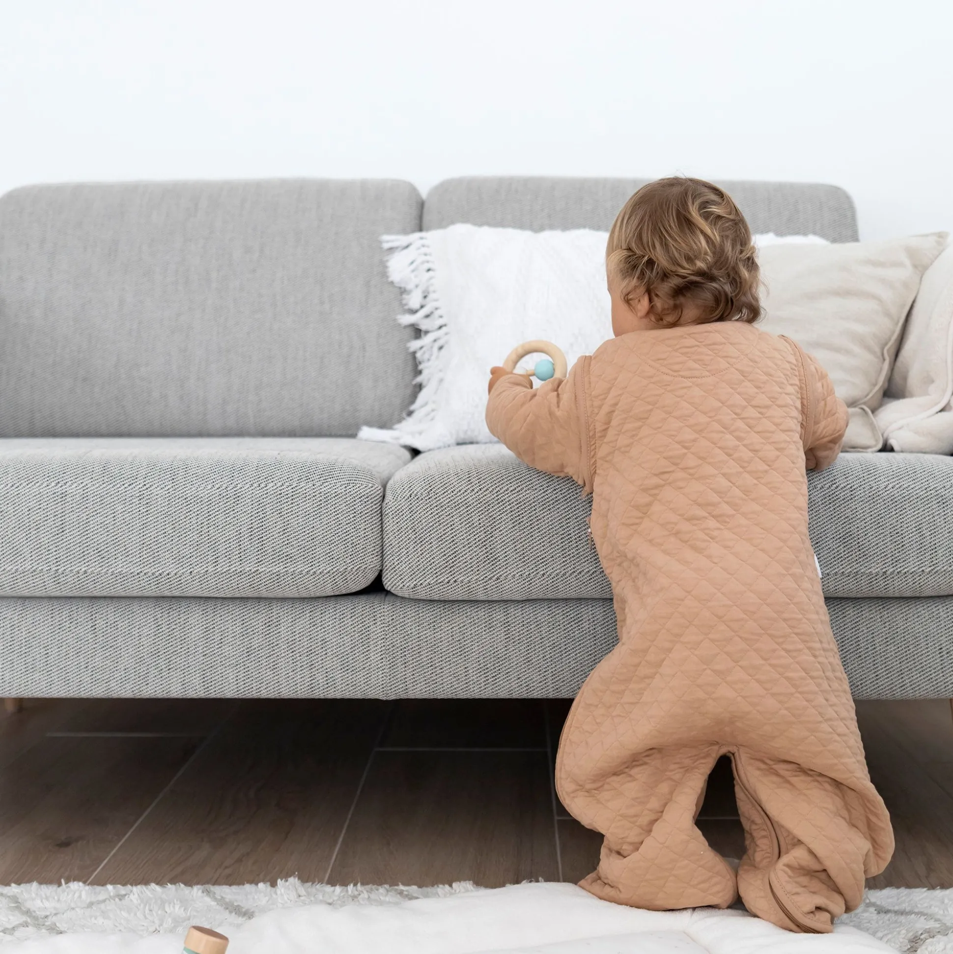 Magic Bag Pady Quilted Jersey 4-12M Quilt Beige Tog 1.5