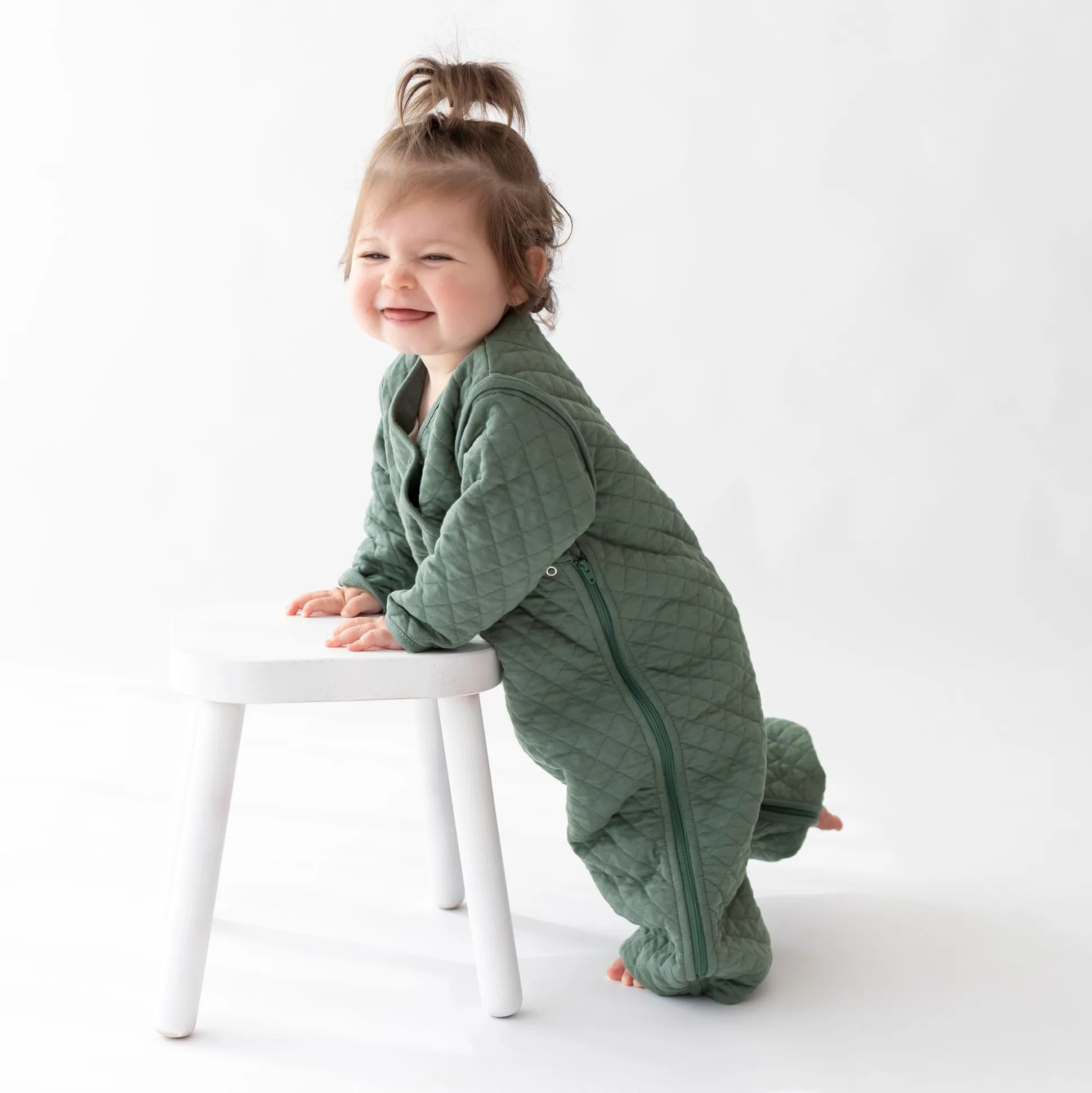 Magic Bag Pady Quilted Jersey 4-12M Quilt Green Tog 1.5