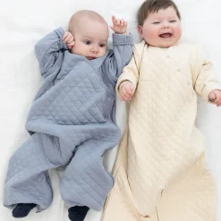 Magic Bag Pady Quilted Jersey 4-12M Quilt Cream Tog 1.5