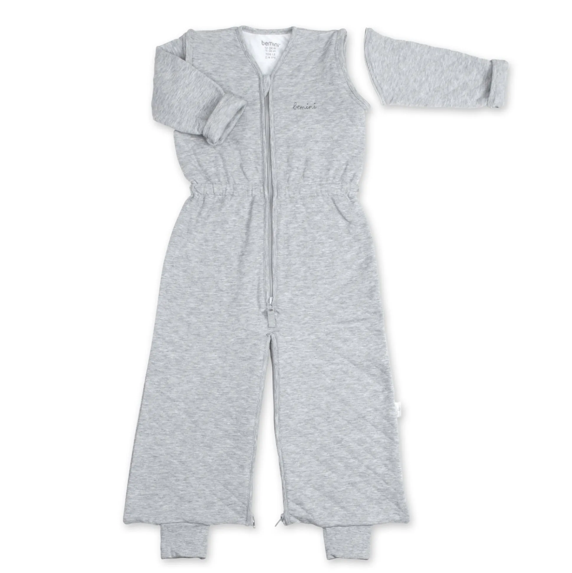 Magic Bag Pady Quilted Jersey 12-24M Quilt Mix Grey Tog 1.5