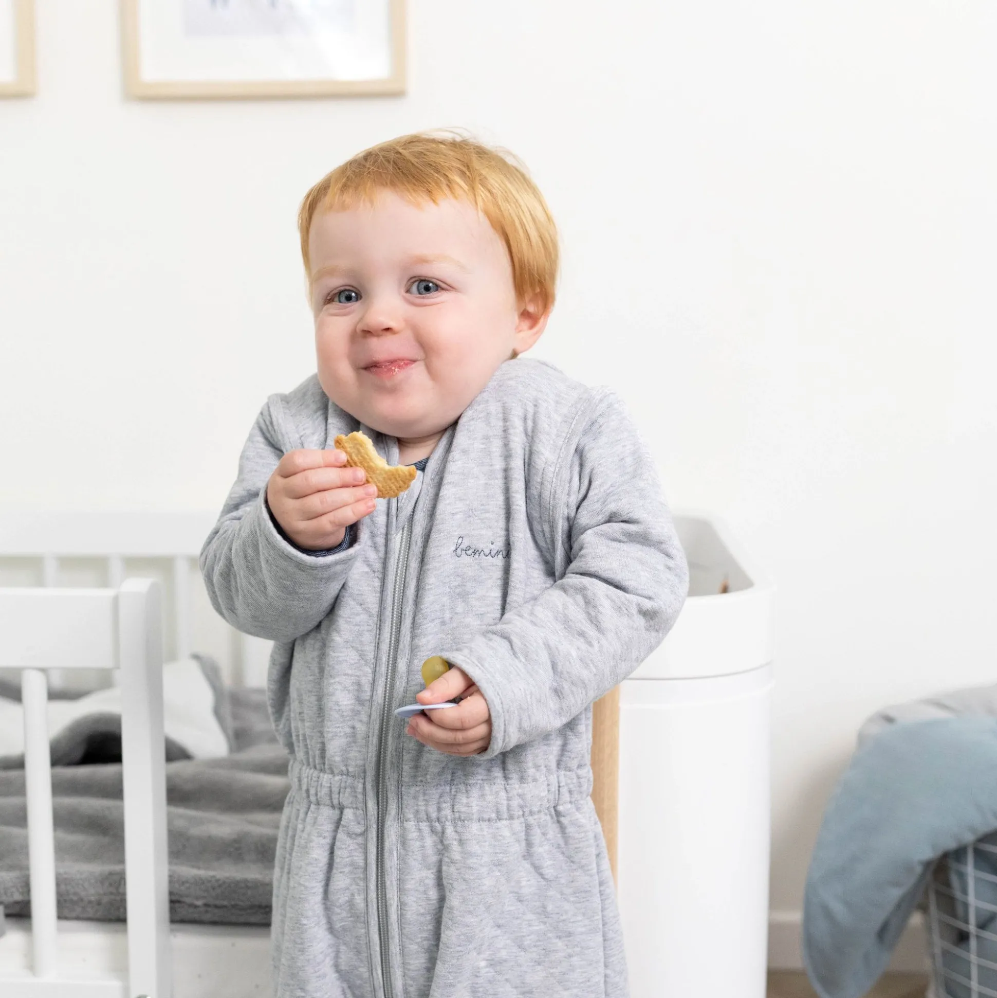 Magic Bag Pady Quilted Jersey 12-24M Quilt Mix Grey Tog 1.5