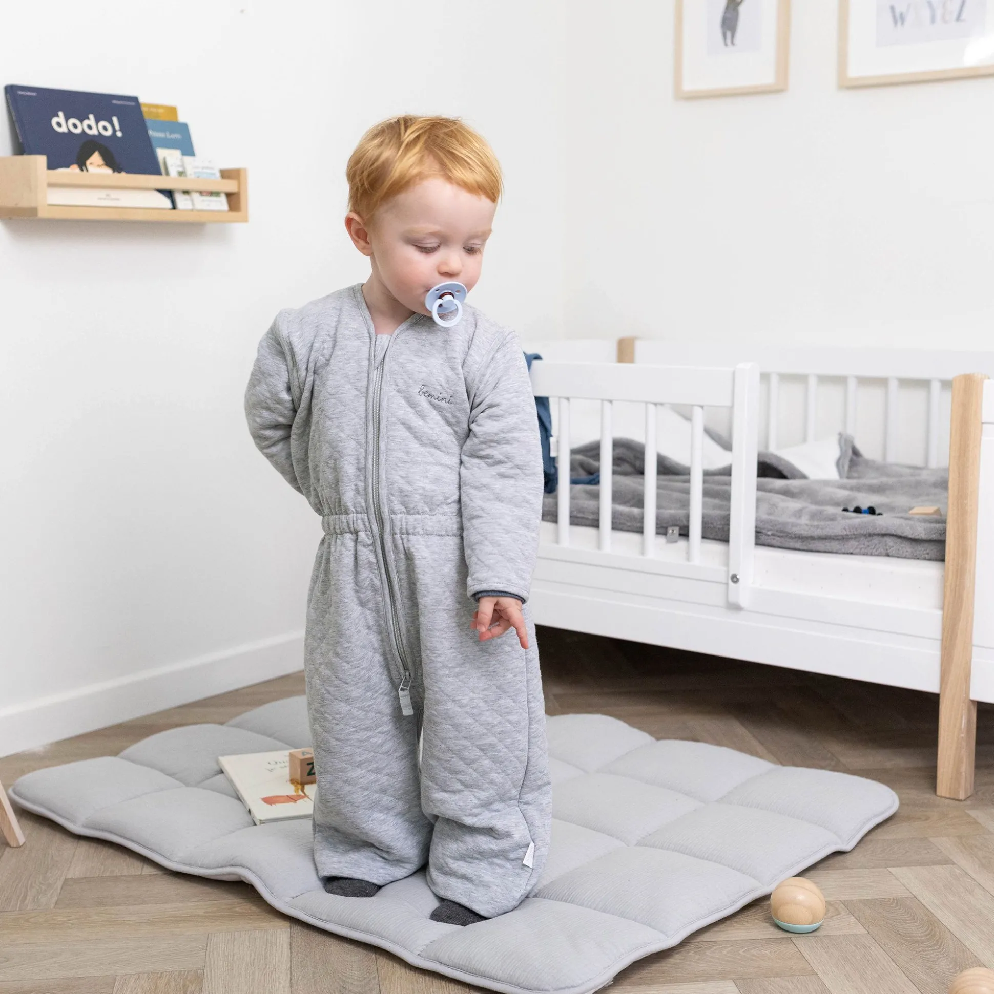 Magic Bag Pady Quilted Jersey 12-24M Quilt Mix Grey Tog 1.5