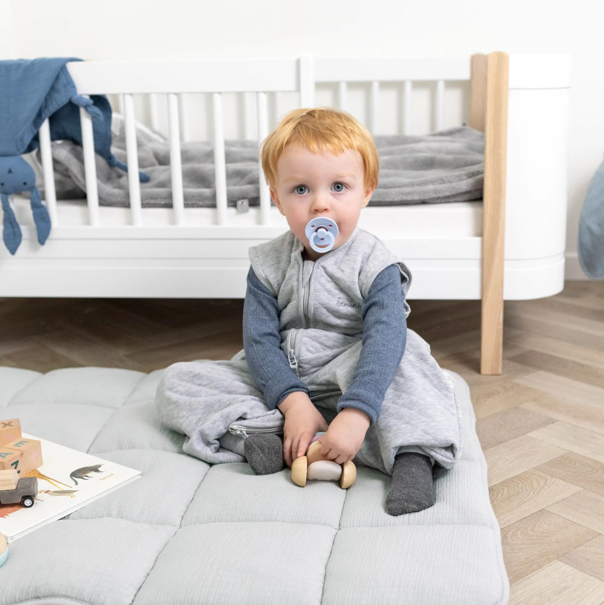 Magic Bag Pady Quilted Jersey 12-24M Quilt Mix Grey Tog 1.5